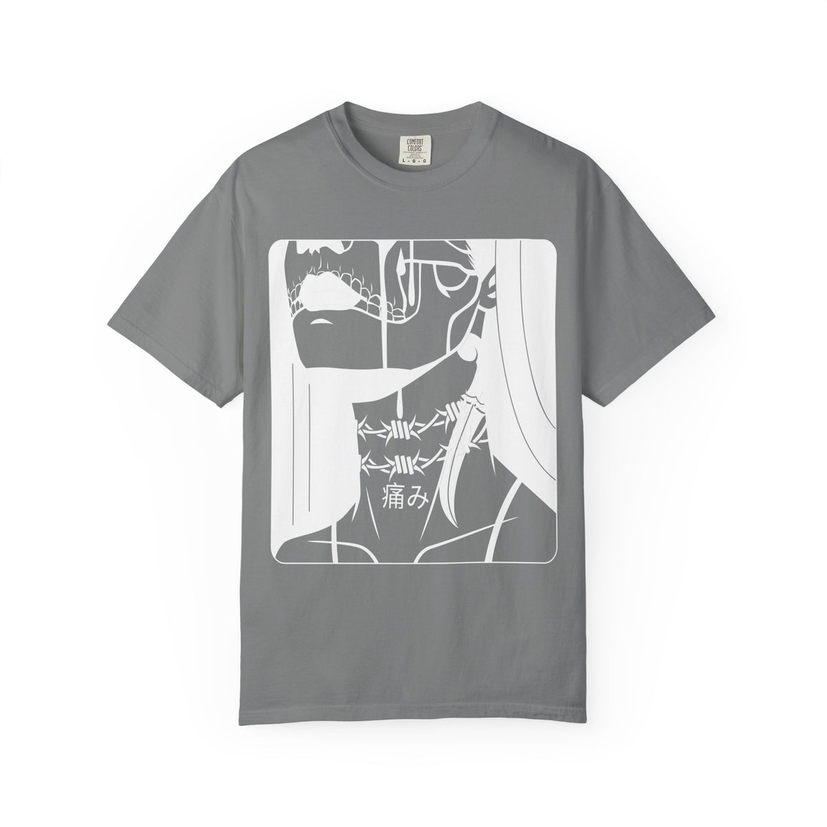 Pain Anime Gothic T-Shirt – Dark Manga Graphic Tee, Black Alternative Streetwear Shirt