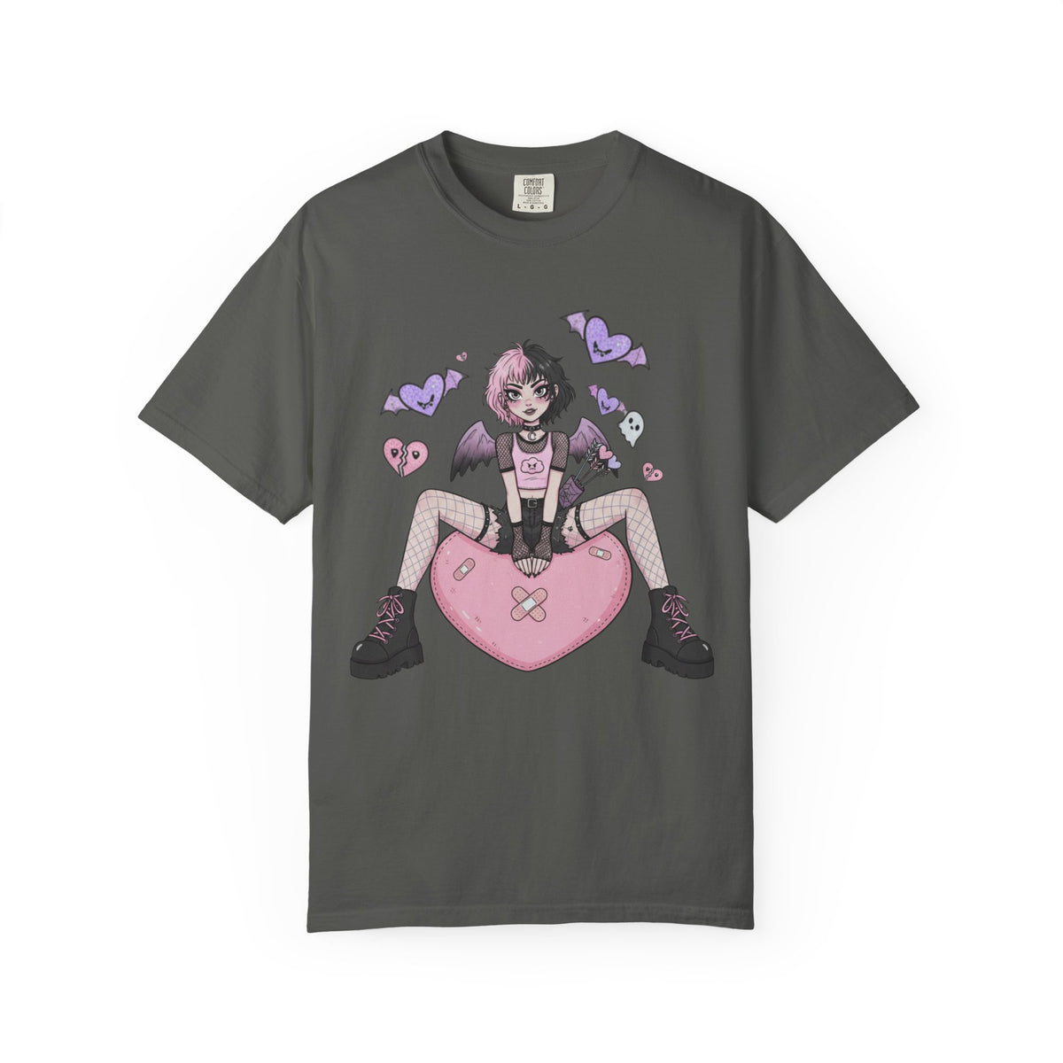 Pastel Goth Cupid Girl Kawaii Heart Alternative Unisex T-shirt