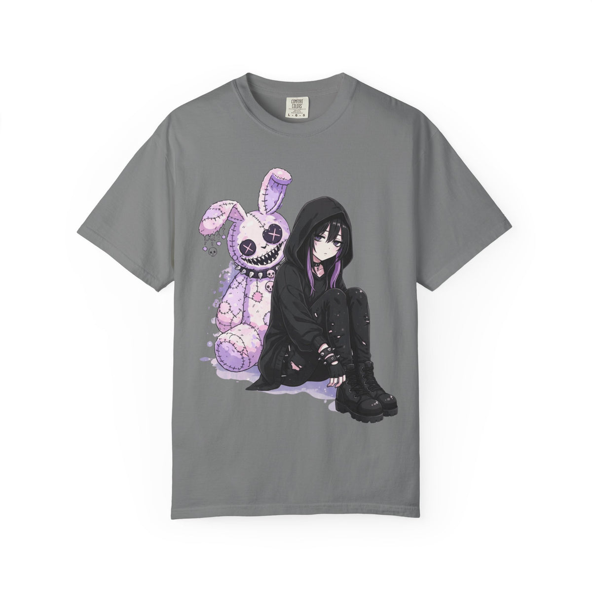 Pastel Goth Bunny Girl Kawaii Anime Alternative Graphic Unisex T-Shirt