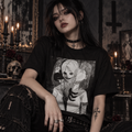 Gothic Manga Horror Demon Anime Girls Graphic Unisex T-Shirt