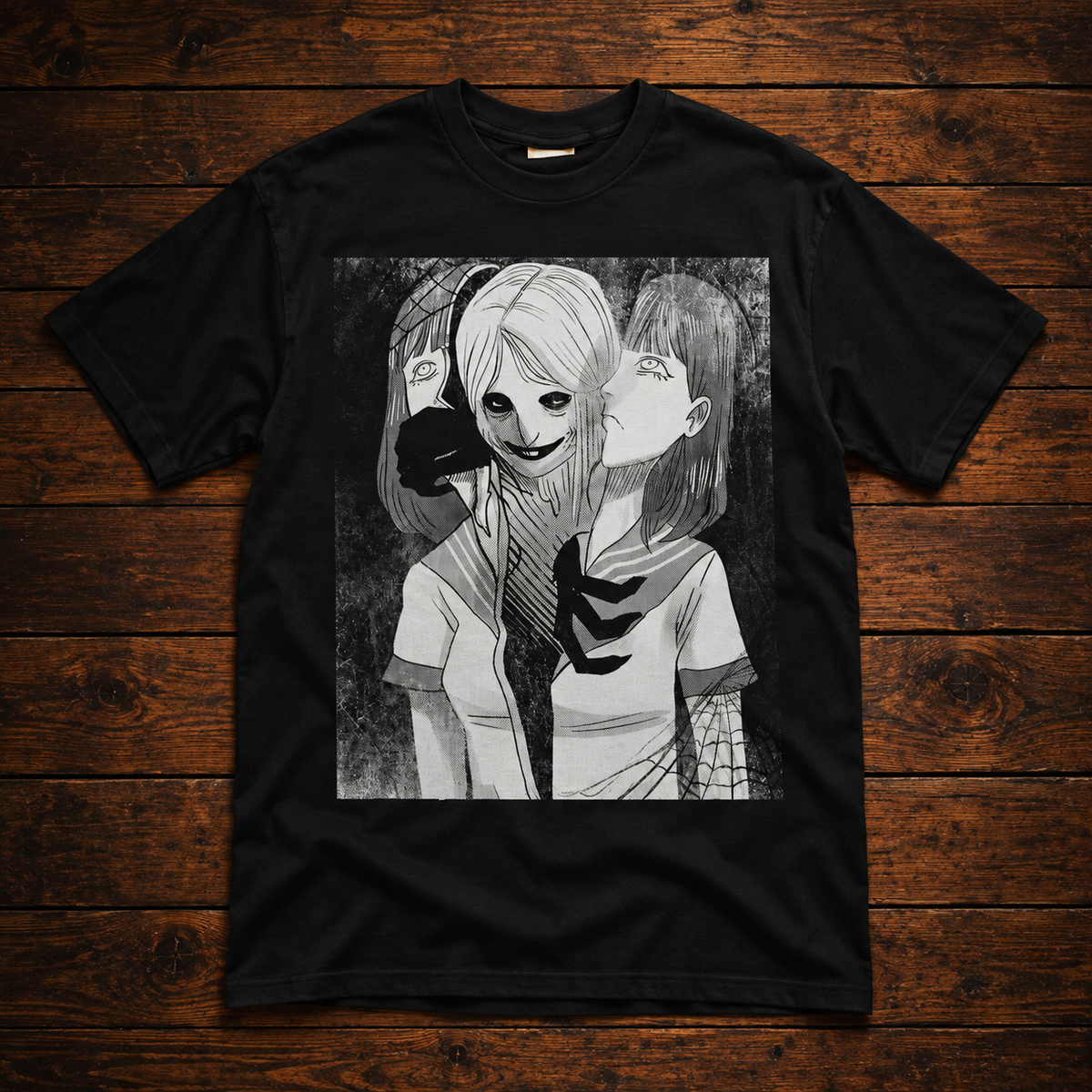 Gothic Manga Horror Demon Anime Girls Graphic Unisex T-Shirt