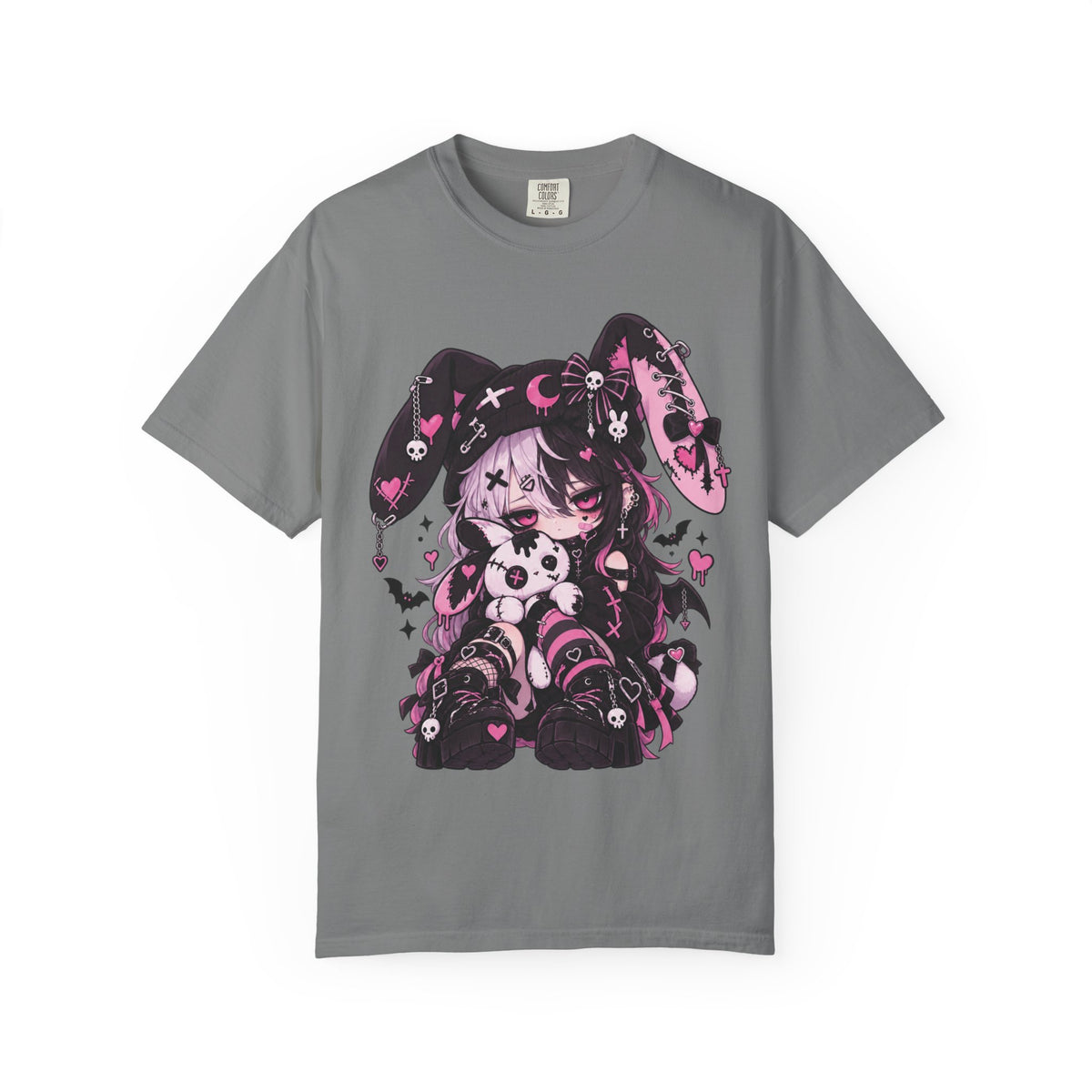 Pastel Goth Bunny E-Girl Creepy Cute Kawaii Alternative Anime Graphic Tee