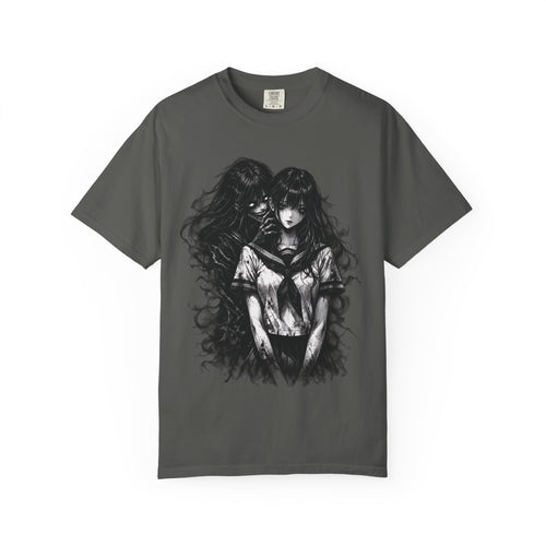 Dark Manga Horror Girl Gothic Anime Alternative Graphic Unisex T-Shirt