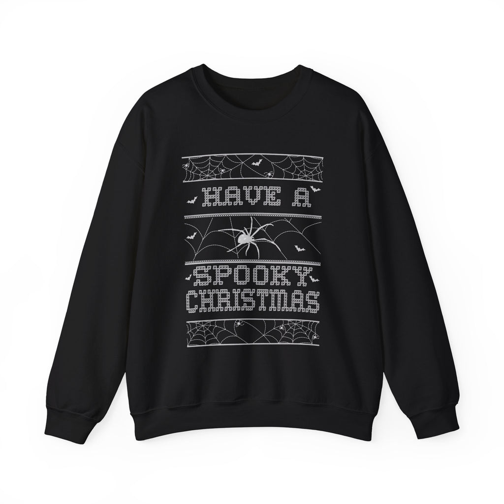 Have a Spooky Christmas Sweatshirt – Gothic Ugly Christmas Skeleton Holiday Crewneck