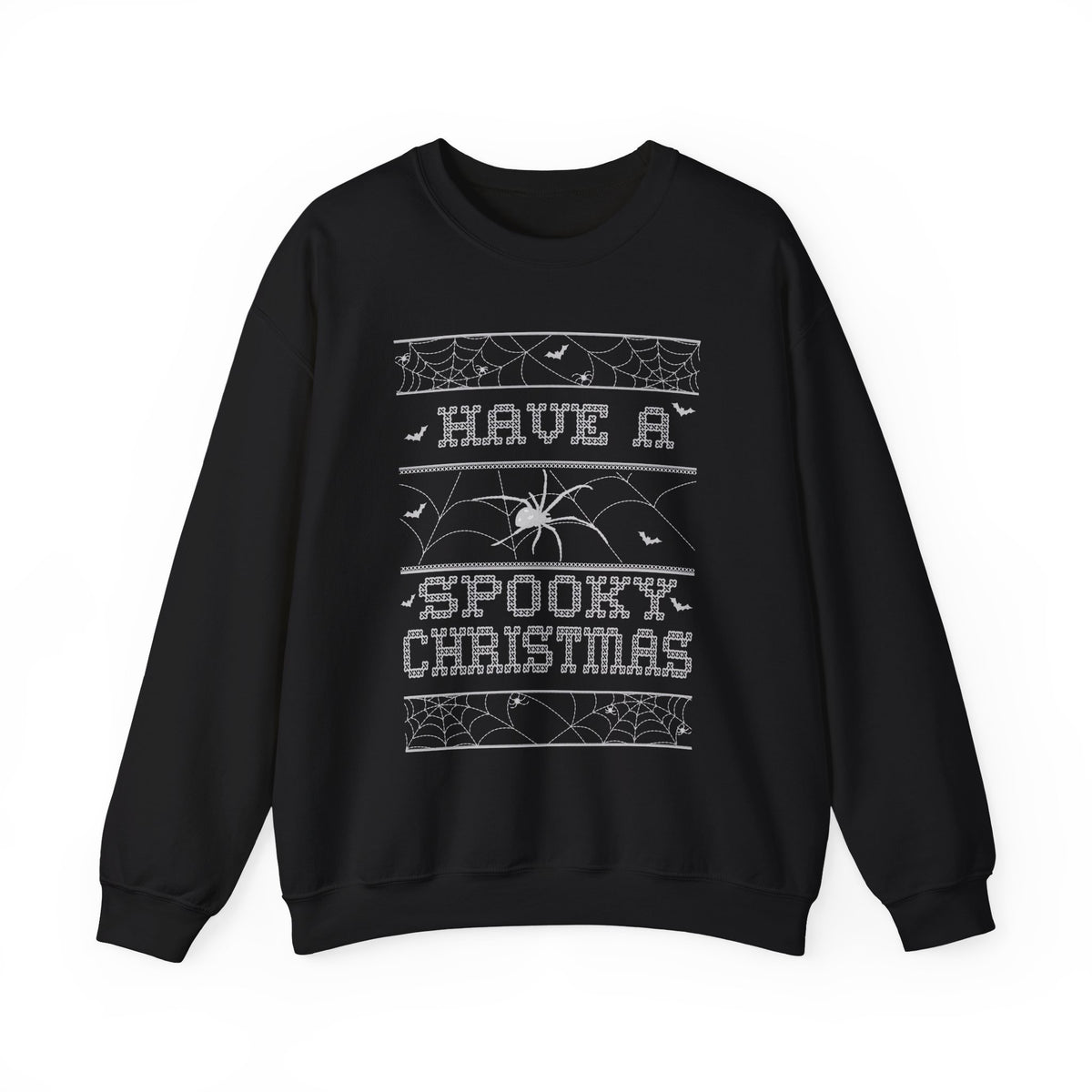 Have a Spooky Christmas Sweatshirt – Gothic Ugly Christmas Skeleton Holiday Crewneck