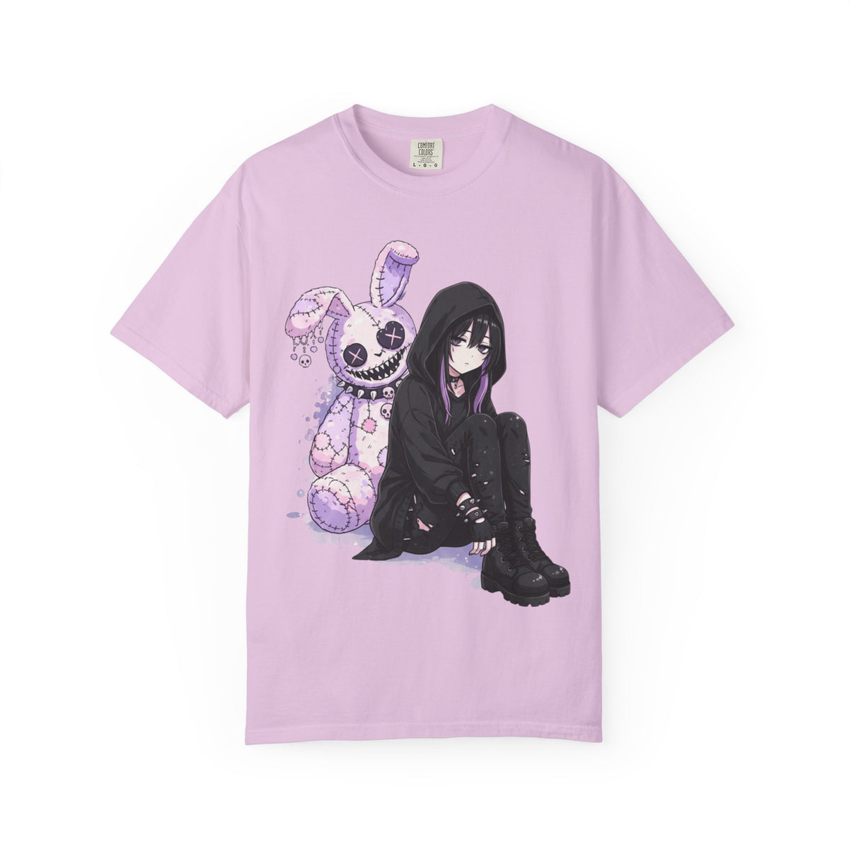 Pastel Goth Bunny Girl Kawaii Anime Alternative Graphic Unisex T-Shirt
