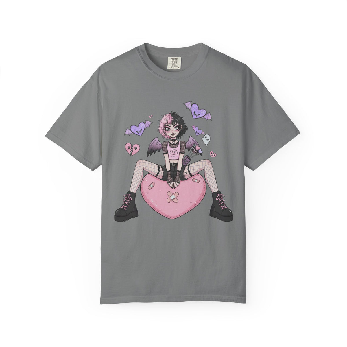 Pastel Goth Cupid Girl Kawaii Heart Alternative Unisex T-shirt