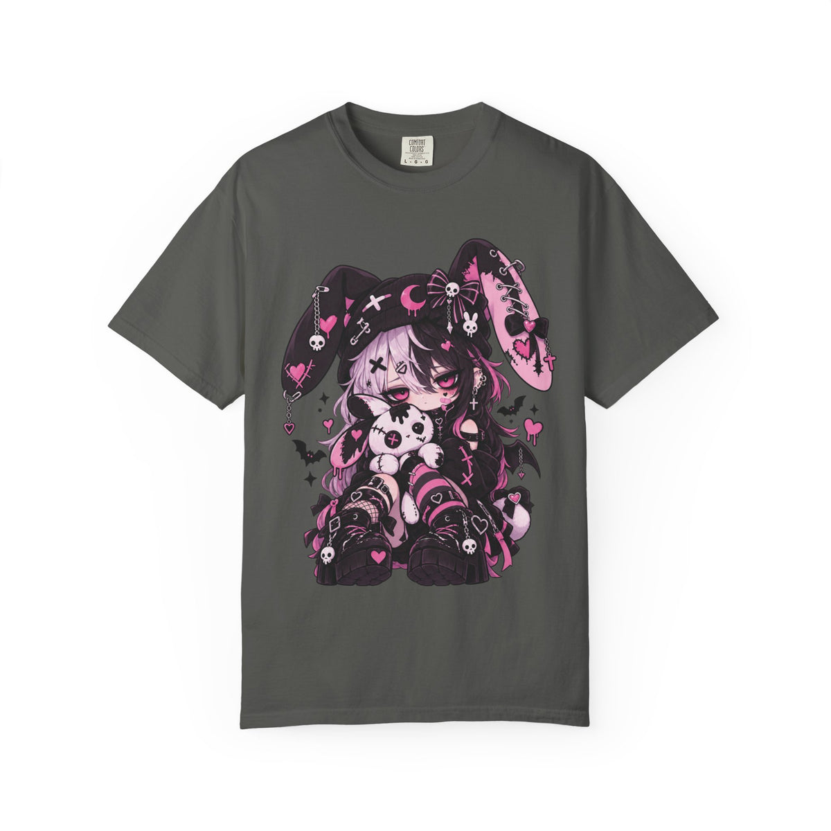 Pastel Goth Bunny E-Girl Creepy Cute Kawaii Alternative Anime Graphic Tee