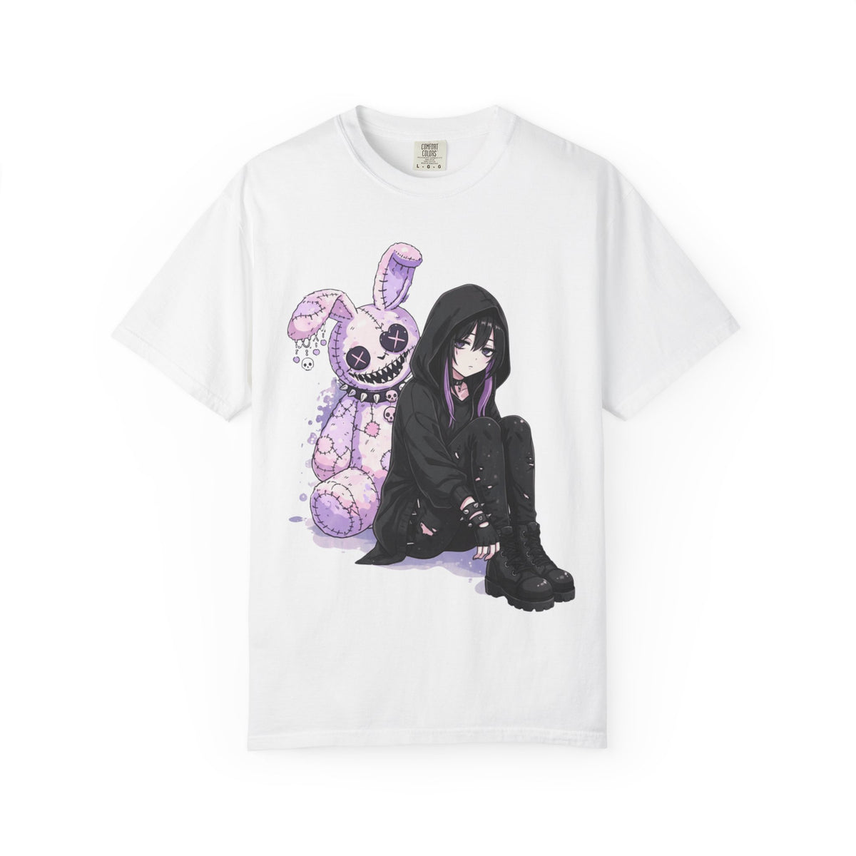Pastel Goth Bunny Girl Kawaii Anime Alternative Graphic Unisex T-Shirt