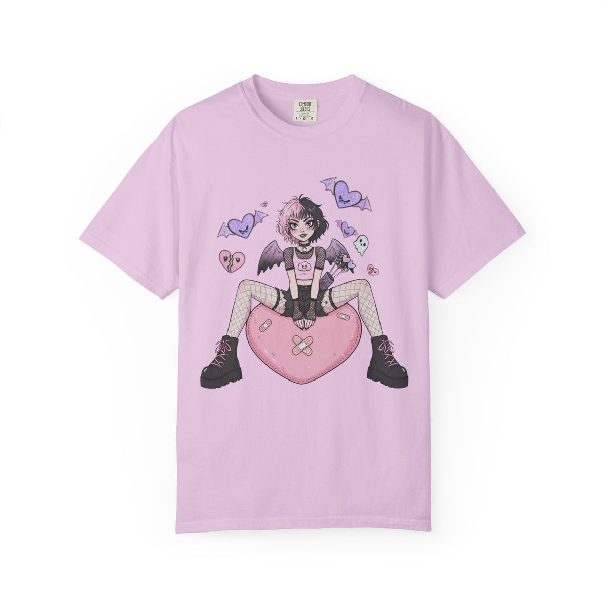Pastel Goth Cupid Girl Kawaii Heart Alternative Unisex T-shirt